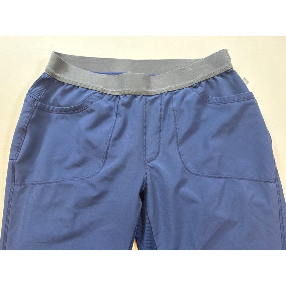 Infinity Wmns 4 Pocket Stretch Drawstr. Navy Scrub Pant small Petite (bin GG157) - Picture 7 of 10